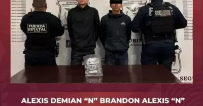 Presuntos narcomenudistas detenidos en operativos