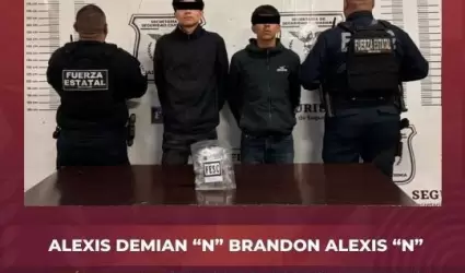 Presuntos narcomenudistas detenidos en operativos