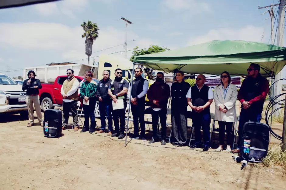 Pavimentacin en cuatro calles de la Delegacin Primo Tapia, Rosarito