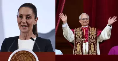 Sheinbaum felicita al nuevo papa