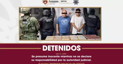 Detenidos con ms de 39 kilogramos de cocana