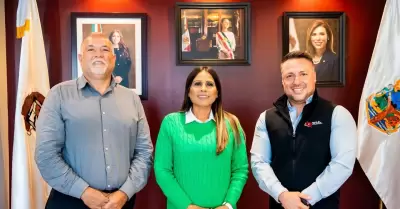 Reunin entre directivos de Comice y alcaldesa de Ensenada