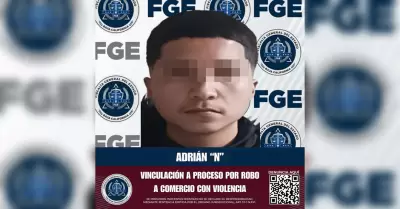 Vinculado a proceso por robo a comercio con violencia