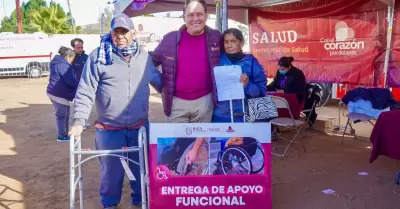 Entregan 6 mil apoyos funcionales de salud para las personas ms necesitadas