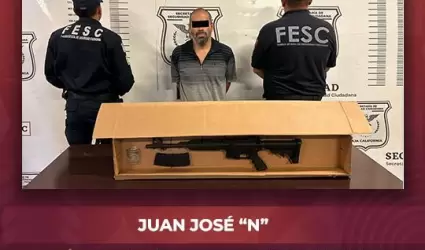 Aprehenden a hombre armado en La Rumorosa