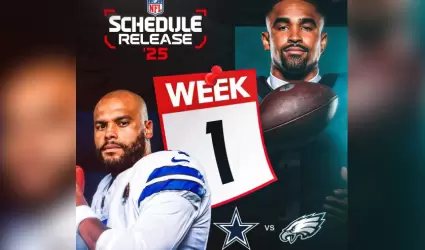 Vaqueros de Dallas inaugurarán la temporada de la NFL