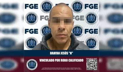 Sujeto acusado de robo