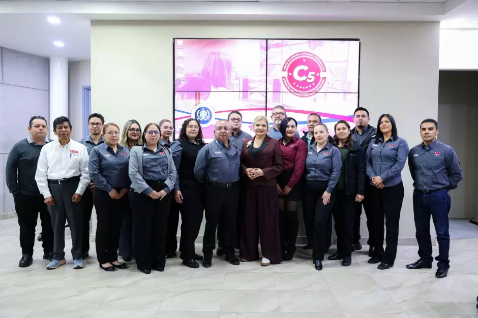 Fiscal general realiza recorrido de supervisin en las instalaciones del C5