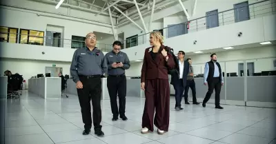 Fiscal general realiza recorrido de supervisin en las instalaciones del C5