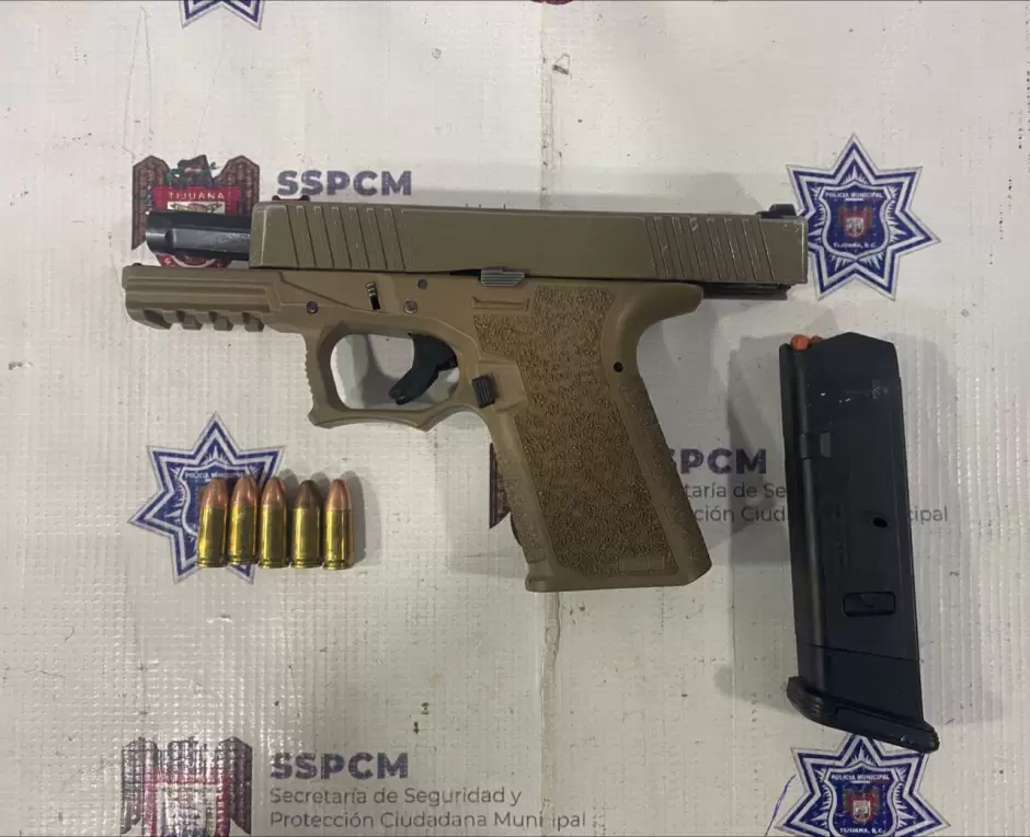 Detenidos con arma de fuego