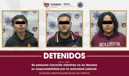 Detenidos con arma de fuego