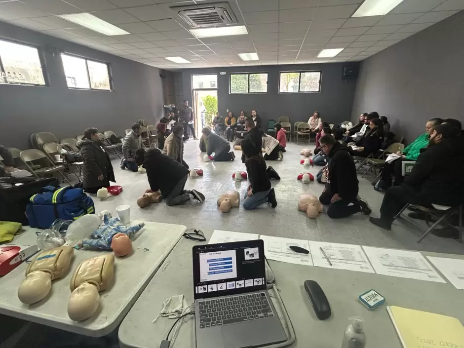 Capacitacin en primeros auxilios a escuelas pblicas de Tijuana