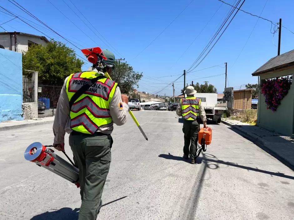Notifican a 19 viviendas de la colonia Snchez Taboada por inestabilidad de talud