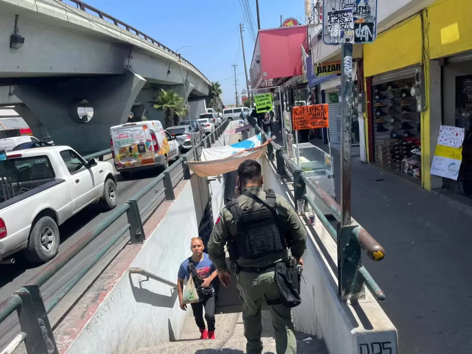 Implementa Policía Municipal operativo preventivo en la Zona de la 5 y 10