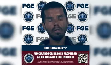 Detenido por dao en propiedad ajena agravado por incendio