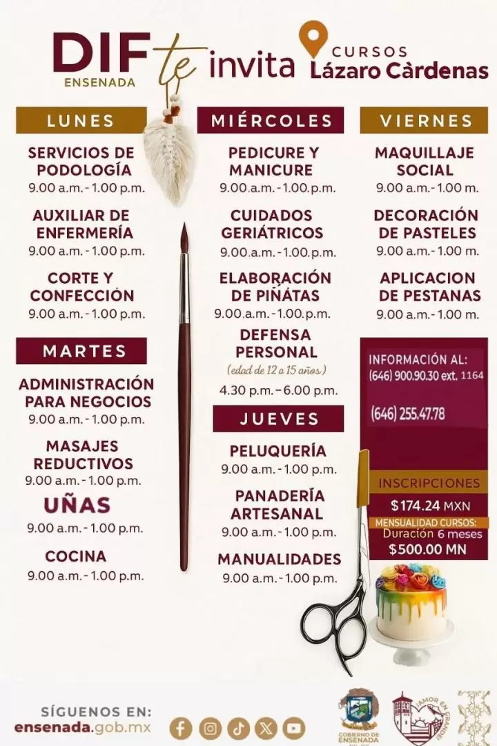 Inscripciones de cursos y talleres para emprender negocio