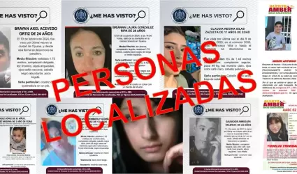 FGE localiza a diez personas con reporte de b�squeda