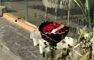 Se viraliza mensaje en ramo de rosas dejado en esttica donde mataron a influencer