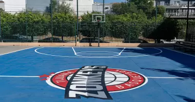 Reinauguran canchas deportivas del Club de Niños y Niñas