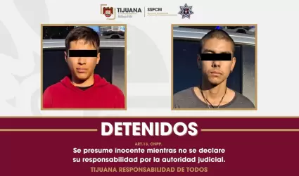 Presuntos responsables de colocar manta con amenazas