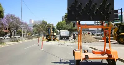 Rehabilitan colector Snchez Taboada tras dao de tubera sanitaria