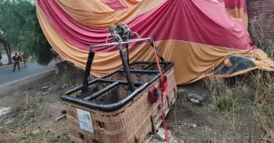 Desplome de globo aerosttico