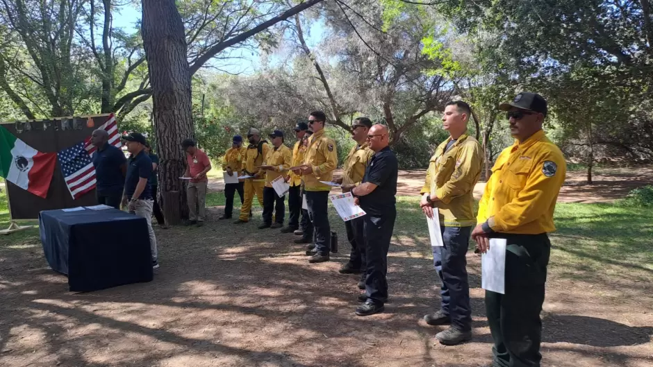 Curso de combate contra incendios forestales