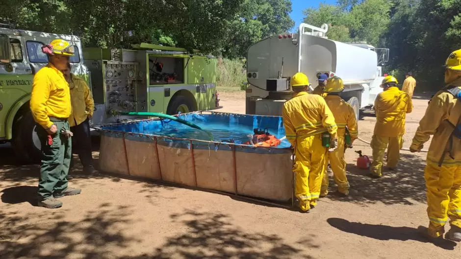 Curso de combate contra incendios forestales