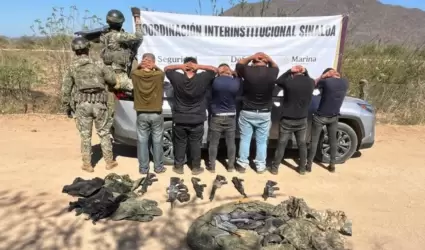 Detenidos en Sinaloa