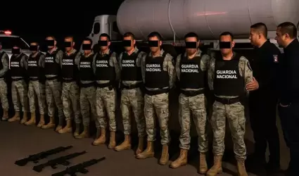 Detienen a elementos de la Guardia Nacional por presunto huachicol