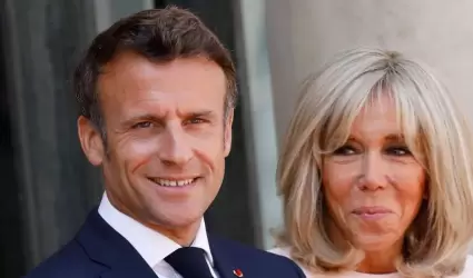Emmanuel y Brigitte Macron