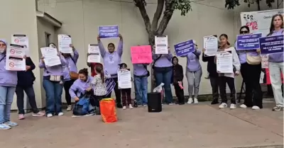 Se manifiestan para exigir se mantenga el apoyo del PIMMEE en BC