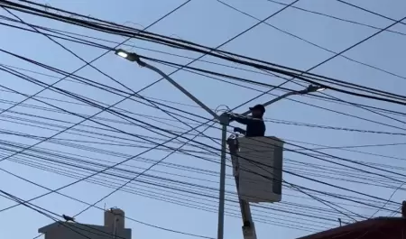 luminaria poste de luz