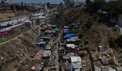 Zona afectada por le incendio