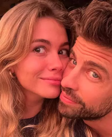 Clara Cha y Gerard Piqu