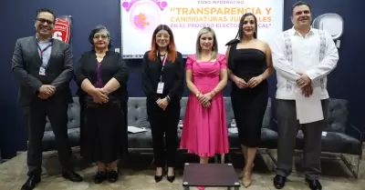 Foro informativo "Transparencia y candidaturas judiciales en el proceso electora