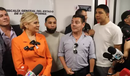 Convenio Fiscala de BC con promotora y boxeadores