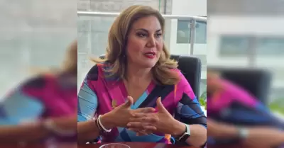 La presidenta municipal de San Quint�n, Miriam Cano N��ez