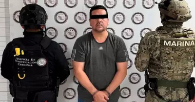 Juan Pablo Bastidas, detenido en Los Mochis