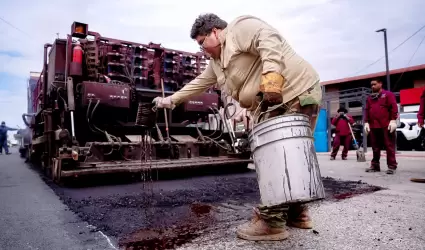 Bacheo de vialidades