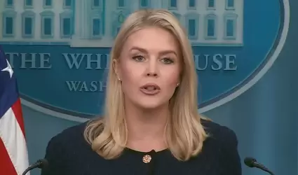 Karoline Leavitz, portavoz de la Casa Blanca