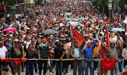 Manifestacin de la CNTE