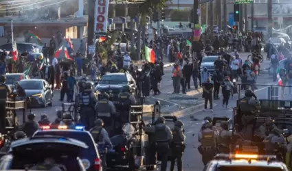 Manifestaciones contra redadas de ICE en Los Angeles