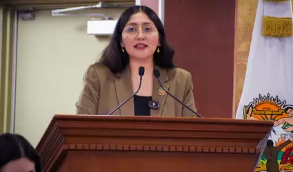 La diputada Michel S�nchez Allende