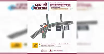 Red sanitaria en el bulevar Alberto Limn Padilla