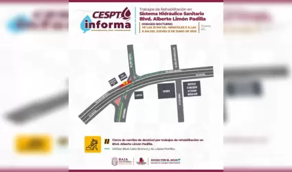 Red sanitaria en el bulevar Alberto Limn Padilla