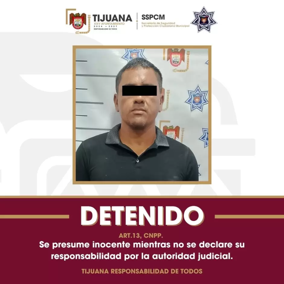 Presunto responsable del robo de un camin