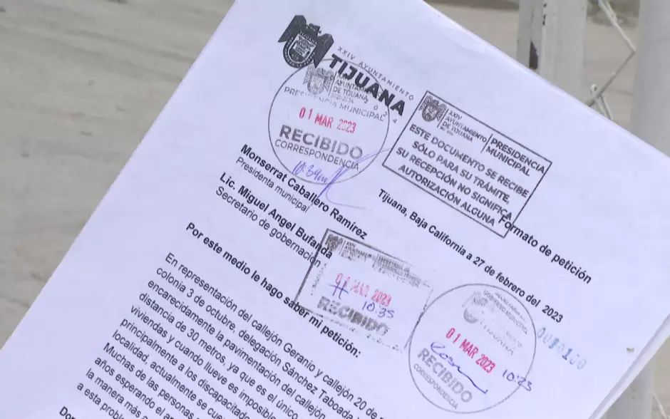 Residentes de la colonias 3 de octubre