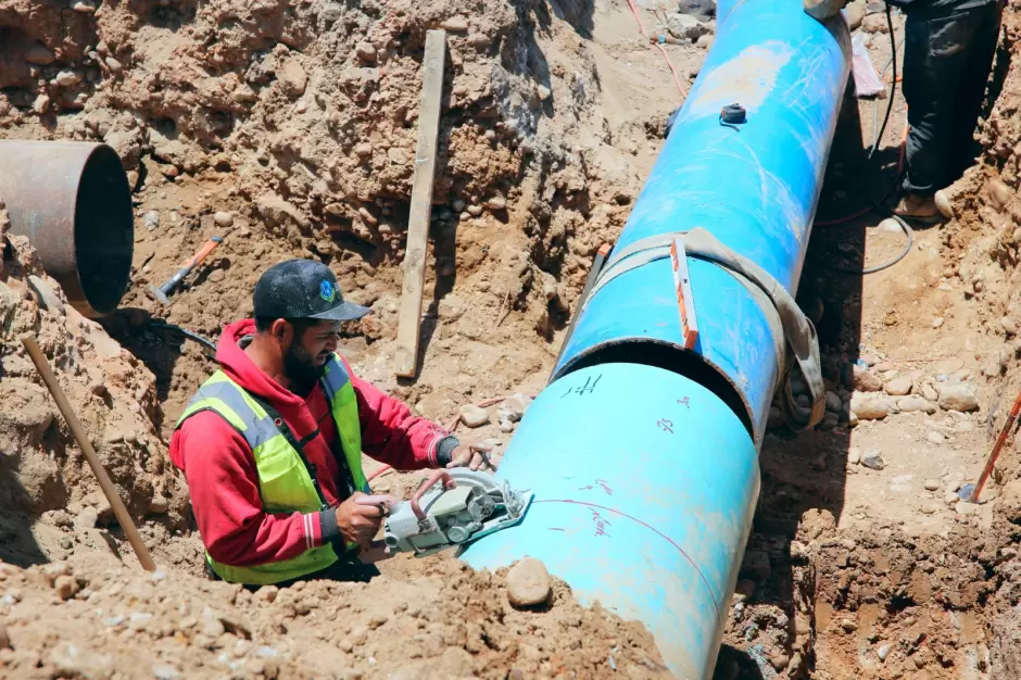 Avanza obra del tanque Rub SARH, pieza clave en el abasto de agua en Tijuana