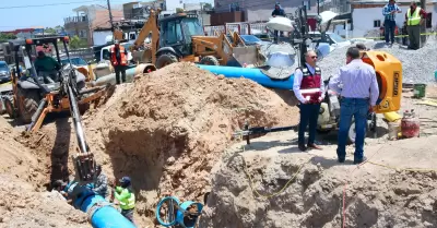 Avanza obra del tanque Rub SARH, pieza clave en el abasto de agua en Tijuana